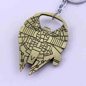 Star Wars Millennium Falcon Bottle Opener Keychain - Picture 1 of 1