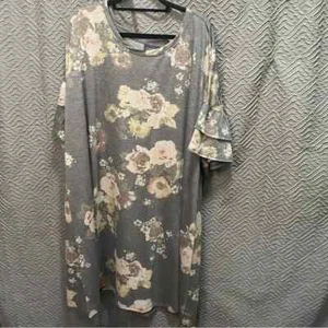 Vestido floral gris Lane Bryant 26/28 nuevo con etiquetas - Imagen 1 de 5