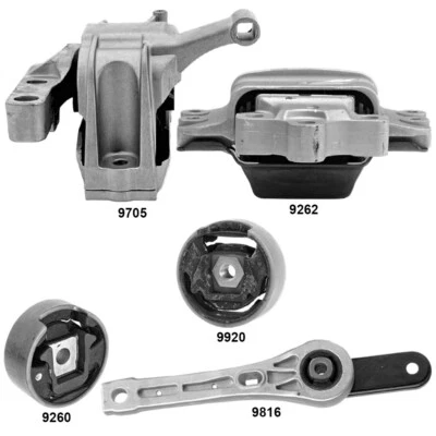 Soportes de motor y montaje de transmisión automática 5 piezas para Audi Q3 Quattro 18-13 2,0 L Foto 1 de 4