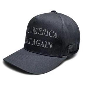 Donald Trump MAGA Hat 45-47 Make America Great Again USA Flag Baseball Cap - Picture 1 of 14