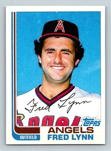 1982 Topps #251 - Fred Lynn - California Angels - Outfield - Picture 1 of 2