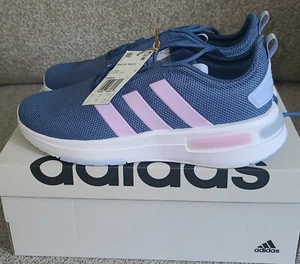 Adidas Racer TR23 K Women's Size 6 Purple Sneakers New With Box - Picture 1 of 6