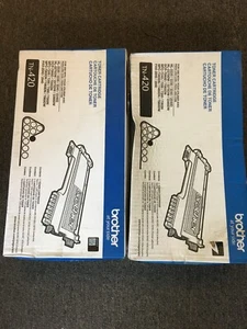lot of 2Genuine Brother TN420 Black Toner Cartridge - new old stock exp2017 read - Picture 1 of 7
