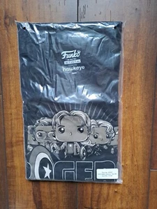 NUEVA Camiseta Funko Marvel Collector Corps ROGERS The Musical Hawkeye Disney + 2X - Imagen 1 de 3