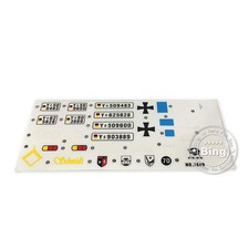 1/16 Scale Henglong German Leopard2A6 RC 3889 Tank Decoration Decal Spare Part
