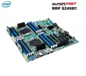 New Display Stock Intel S2600CW Motherboard FREE New E5-2603v4 CPU RRP $2498!! - Picture 1 of 2