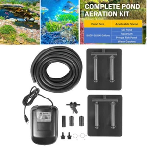 Koi Ponds Aeration Kit for Koi Fish Ponds & Water Gardens 8,000-16,000 Gallons - Picture 1 of 11