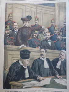 1903 AFFAIRE HUMBERT HAUTE PEGRE PROCES ASSISES 2 JOURNAL ANCIENS - Picture 1 of 2