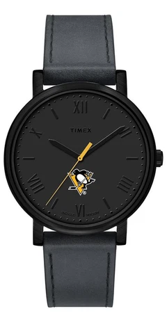 Ladies Timex Pittsburgh Penguins Watch Black Night Game Watch Cover