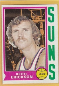 1974-75 TOPPS BASKETBALL KEITH ERICKSON #53 SUNS EXMT/EXMT+ *74621