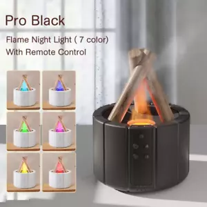 Simulated Flame Aroma Diffuser Bonfire Air Humidifier Ultrasonic Cool Mist Maker - Picture 1 of 15
