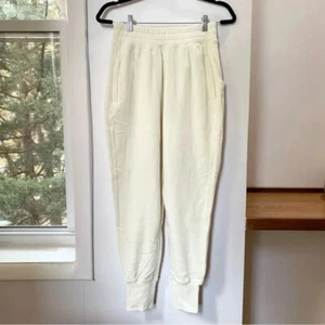 New Free People June Bug Joggers Sweatpants FP Movement Cream Sz Small - Picture 1 of 6