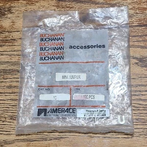 Buchanan Accessories Mini Jumper 10, Pack Of 50, NEW! - Picture 1 of 3