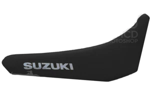 Seat cover for SUZUKI DR 350 DR350 black Synthetic leather free fast ship DHL - Picture 1 of 2