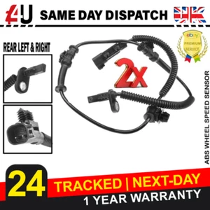 2X SENSOR DE VELOCIDAD ABS PARA JEEP GRAND CHEROKEE DODGE DURANGO 2011-2020 TRASERO L & R - Imagen 1 de 5