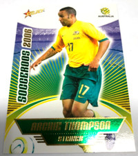2006-07 SELECT A-LEAGUE TRADING CARD SOCCEROOS CHASE CARD SR22 ARCHIE THOMPSON