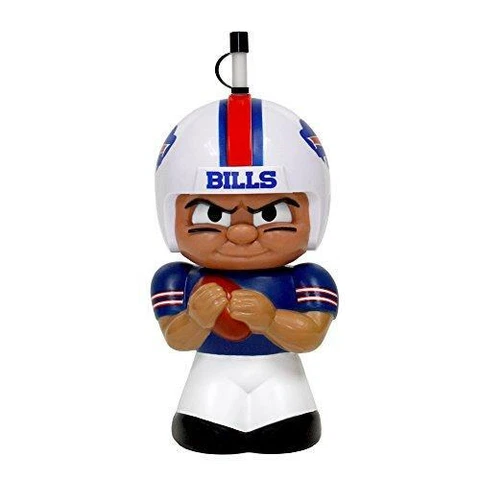 Party Animal NFL Buffalo Bills Big Sip 3D Water Bottle, 16oz Cover