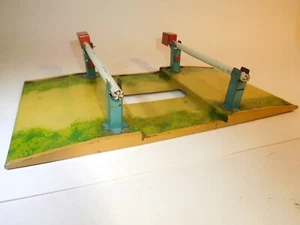 ++ G2086 Spur 0 Bub ? Bahnübergang Blech  ca. 23x13cm - Picture 1 of 9