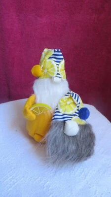 New Unique Handmade Gnome Large Ones Are Free Standing Small Ones w/Magnets - Image 1 of 4