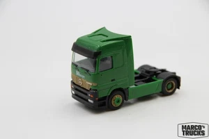 Herpa MB Actros MP1 LH Tractor green/gold „Bitburger“ 1:87 /H18538 - Picture 1 of 1