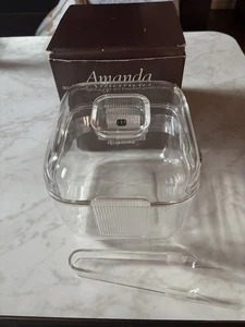 Guzzini Amanda Lucite Ice Bucket Chrome Handle Mid Century Modern MCM 2L 17cm - Picture 1 of 12
