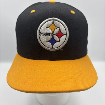 De Colección Pittsburgh Steelers Gorra Ajustada Para Hombres 7 1/2 NFL Fútbol Nueva Era Años 90 EE. UU. Foto 1 de 4