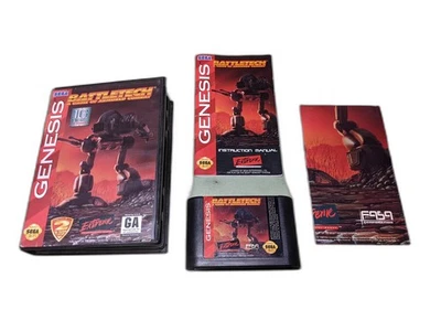 Battletech Sega Genesis 完整带盒 — 第 1/4 张图片
