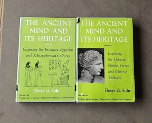 The Ancient Mind and its Heritage Elmer G Suhr Vols 1+2 1959 1st Ed HC/DJ - Picture 1 of 22