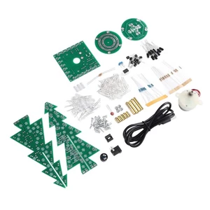 Electronic Christmas Tree Colorful LED Automatic Rotating Music Tree Assembly⊹ - Picture 1 of 12