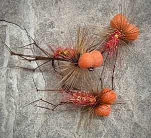 Orange Booby daddy size 10 barbless - Picture 1 of 1