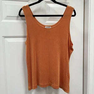 Camiseta sin mangas Chico's Travelers para mujer talla 3 (XL) naranja otoño otoño Halloween - Imagen 1 de 7