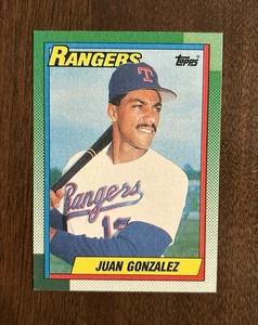 1990 Topps - Juan González #331 (RC) - Texas Rangers - Imagen 1 de 2