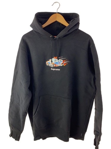 Supreme Felpa con Cappuccio 19AW COP CAR Felpa con Cappuccio L Cotone Nero Usata