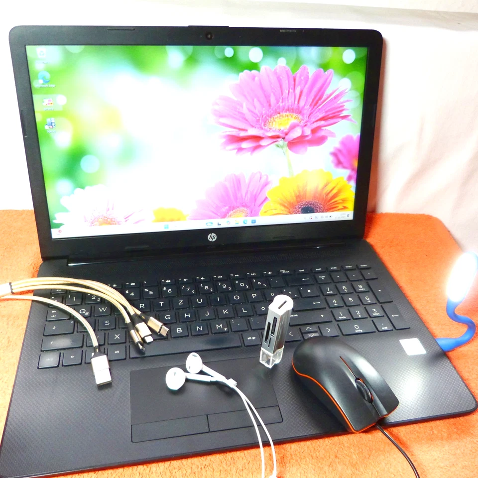 HP 15 DA 15 Zoll FULLHD l 10Gen Intel I SSD Windows 11 l 8GB RAM NEU HDMI USB3 - Bild 1 von 4