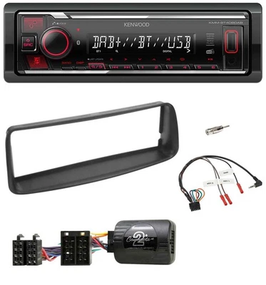 Kenwood Lenkrad Bluetooth USB DAB Autoradio für Peugeot 206 CC 2003-2008 - Bild 1 von 4