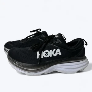 Hoka W Bondi 8 Weite Sneaker Damen Gr. 9D Schwarz Weiß Laufschuhe 1127954 - Bild 1 von 18