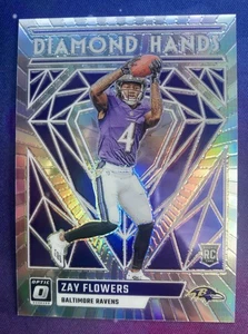 Zay Flowers 2023 Panini Donruss Optic Diamond Hands #DH-ZF RC - Bild 1 von 2
