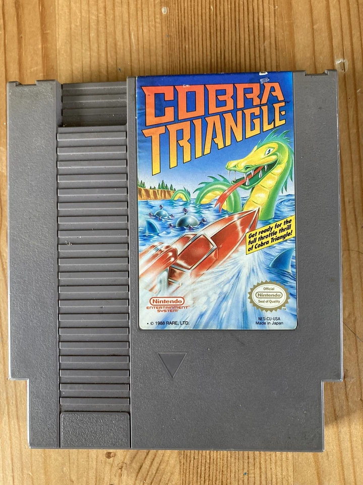 Cobra Triangle Nintendo NES Cartridge Tested - Image 1 of 1