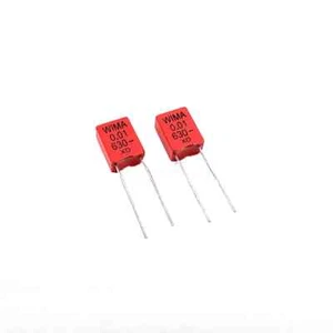 WIMA MKP2 630V0.01UF 10nK630 condensador de película de aluminio 10nF 103 pies de distancia 5 mm - Imagen 1 de 3