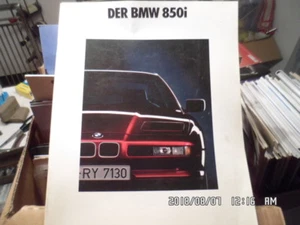 BMW 850i Prospekt 1/90 1990 (D) mit Zusatzaussttungsprospekt - Bild 1 von 12