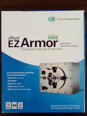 CA eTrust EZ Armor Antivirus and Firewall Secrurity Suite 2005 - Image 1 of 3