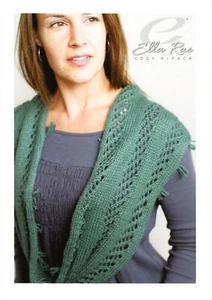 Ella Rae Knitting Pattern Seasons Yarn  LADIES FRINGED SCARF ER1102 - Picture 1 of 1