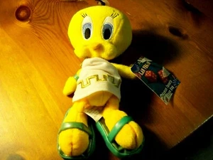 1999 Warner Bros Studio Store Las Vegas Roman Tweety Bird Mini Bean Bag-Beanie - Picture 1 of 4