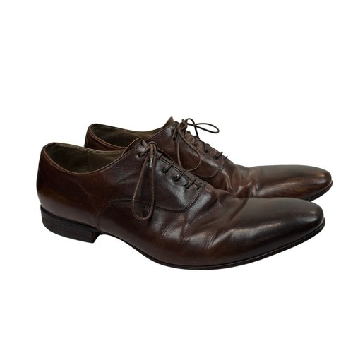 Alexander McQueen scarpe eleganti Oxford Brogue in pizzo uomo 44 5 US 11 5