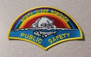 Parche de hombro de policía de seguridad pública del condado de North Slope de Alaska - Imagen 1 de 1