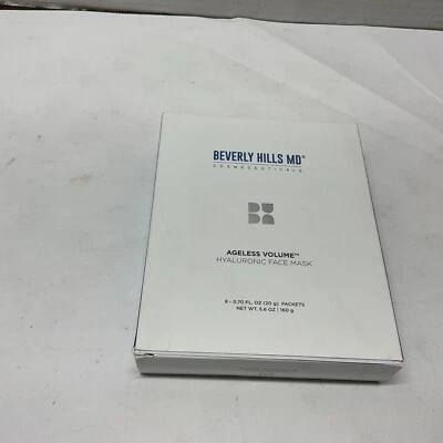 Mascarillas faciales hialurónicas volumen eterno BEVERLY HILLS MD 8 paquetes .70 fl. oz. Nuevo Foto 1 de 4