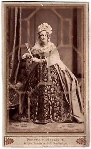 Cdv.Adolphe Bilordeaux.Rare Portrait Mosaïque.Albuminé.Photo Odile Thibault.1858 - Bild 1 von 2