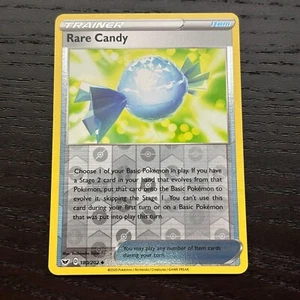 Rare Candy 180/202 Pokemon Sword & Shield Base Set Reverse Holo Uncommon Card NM - Picture 1 of 2