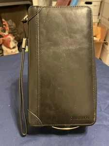 Bolso sin asas grande de cuero negro DORIS & JACKY NUEVO.  B 5 - Imagen 1 de 7