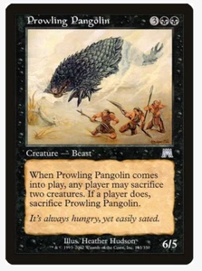 Prowling Pangolin Vintage Magic the Gathering  (x4) PLAYSET MtG Onslaught - Picture 1 of 1